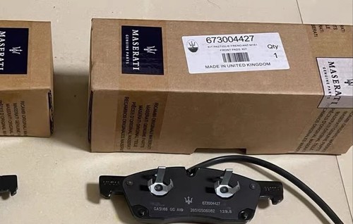 Front and rear brake pads