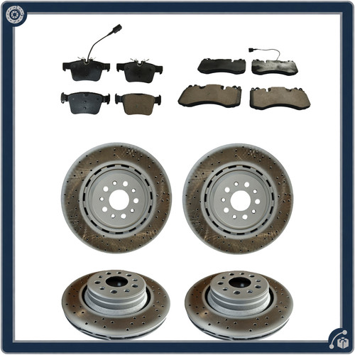 Front rear brake pads - &, &